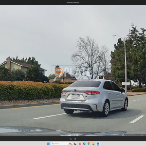 9CKJ492 CA License Plate